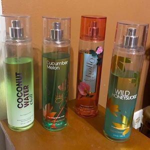 Bath and body works fine fragrance mist variety